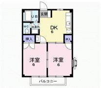 イーストハイム清住の間取り画像