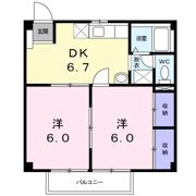 カーサしろやまⅠの間取り画像