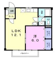 グランドハイツKの間取り画像