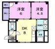 カイザー松森の間取り画像
