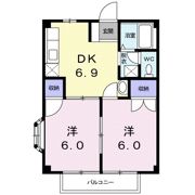 コ－トビレッジBの間取り画像