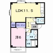 メゾン・ド・パーソンズAの間取り画像