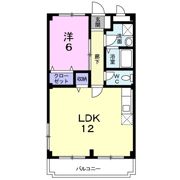 レジデンスKの間取り画像