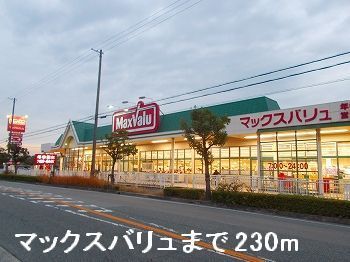 近くのマックスバリュまで230m（徒歩3分）