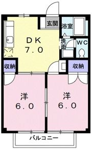 ヴィラコート西中田の間取り画像