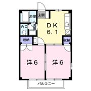 ファミールときわの間取り画像