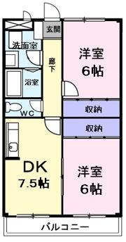 リバーコーストの間取り画像