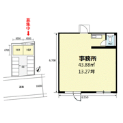 井原町森脇店舗 55508の間取り画像