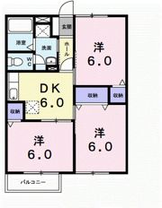 パルシャス野本 Ⅱの間取り画像