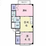 サンライズ富田の間取り画像