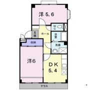 ツインクレストAの間取り画像