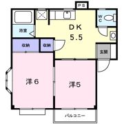 クローバーハイツの間取り画像