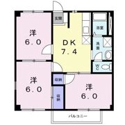 スマイルームAの間取り画像