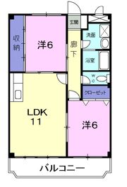 ニューマリッチイシカワ弐号館の間取り画像