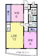 ニューマリッチイシカワ弐号館の間取り画像
