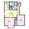 カーサ徳光Bの間取り画像