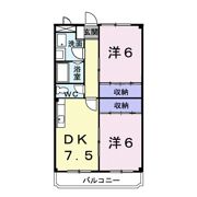 シャルマンハイツBの間取り画像