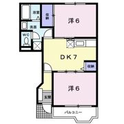シャトーひえだの間取り画像