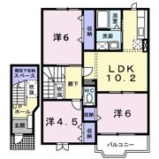 タカセハイツ Cの間取り画像
