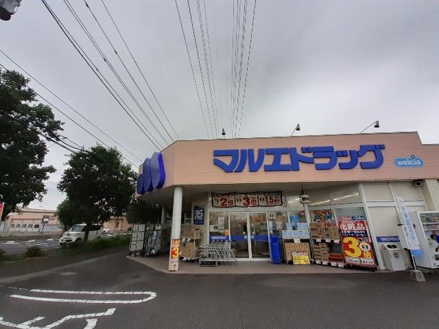 近くのマルエドラッグ伊勢崎南千木店まで850m(徒歩11分)