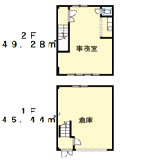 城南町1丁目倉庫付事務所の間取り画像