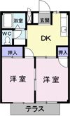 ニューシティはるかぜBの間取り画像