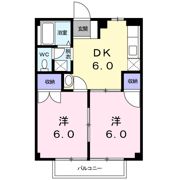 メゾンクレールBの間取り画像