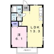 ウインディ－ヒルズBの間取り画像