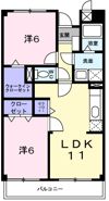 ビサイド大蔵谷の間取り画像