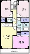 ビサイド大蔵谷の間取り画像