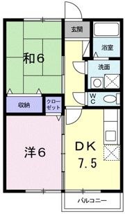 アネックス森Ⅰの間取り画像