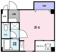 パル六甲の間取り画像