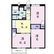 サザンクレセントの間取り画像