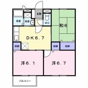 フェニックス徳吉Aの間取り画像