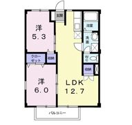 コンフォートヴィラS3の間取り画像