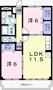 アクロポリス1の間取り画像
