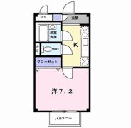 ルームコーポ進の間取り画像
