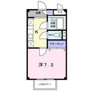 ルームコーポ進の間取り画像
