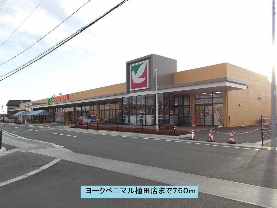 近くのヨークベニマル植田店まで750m（徒歩10分）
