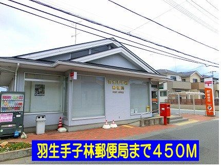 近くの羽生手子林郵便局まで450m(徒歩6分)
