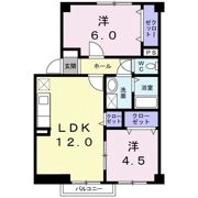 アリエス1番町の間取り画像