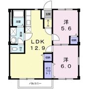 ニュ－シティ黒木の間取り画像