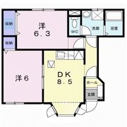 メゾンドーレⅢの間取り画像