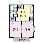 サンライズ大東 Bの間取り画像