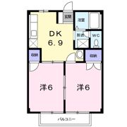 グリーンハイツシバタⅢの間取り画像