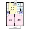 グリーンハイツシバタⅢの間取り画像