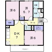 サ－フサイドサンシャイン S棟の間取り画像