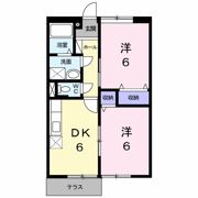 エルディム高野Aの間取り画像