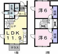 コーポリンクス2の間取り画像