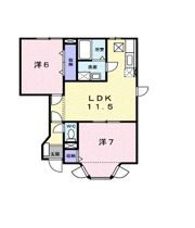 グリーンヒル葛木Aの間取り画像